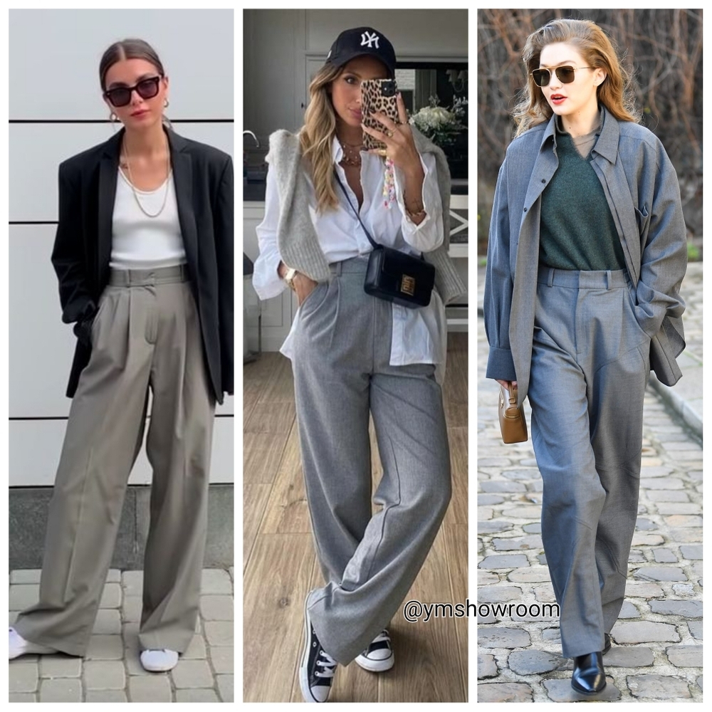 MANGO Straight Pants